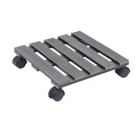 Generico Heavy Duty Planter Tray - Plant Rollers with Wheels, Large Rolling Flower Pot Caddy Stand, Sturdy Mobile Plant Support for Indoor Outdoor Garden Patio Floor