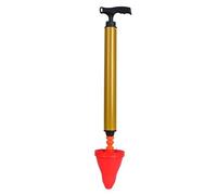 Generico Heavy Duty Plunger - Rustproof Toilet Unclogger, Bathroom Tool with Powerful Suction, Drain Cleaner, Plumbing Accessory, Design for Resolving Clogs in Home Dorm Hotel Apartment or Kitchen