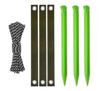 Generico Heavy Duty Tree Stake, Plant Support Kit, Reflective Rope Gardening Accessory with Sturdy Build, Tree Support Stake, Stakes Kit with Sturdy Design for Grass And Soil