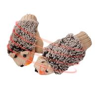 Generico Hedgehog Gloves - Fun Animal-Themed Hand Coverings for Kids and Adults | Soft Plush Mittens with Cute Hedgehog Design, Winter Warmth, Costumes, and Playful Gift Ideas