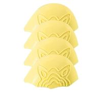 Generico Heel Cushion Inserts - Soft Shoe Fillers | 6x5x2cm 2 Pairs PU Pack with Secure Grip, Family Comfort Pads Black Beige Grey for Mom Dad Wife Husband Friend Girlfriend Adult Foot Support