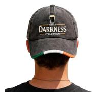 Generico Hello Darkness My Old Friend Hat - Adjustable Baseball cap | Irish Beer Print St. Patrick’s Day Twill Hat Lightweight Comfortable | Unisex Outdoor Casual Sports cap Gift for Men Women