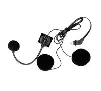 Generico Helmet Headset Microphone | Communication Headset Microphone For Helmet | Ideal Noise Cancelling Audio System 10 Pin Waterproof For Women Men Teens Adults Cycling