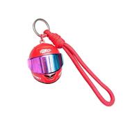 Generico Helmet Keychain - Mini Helmet Keyring | Movable Vibrant Ornament | Portable Bag Charm, Motorcycle Helmet Keychain Charm for Teens Adults Boys Cycling Enthusiast Boyfriend Road Trips