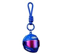 Generico Helmet Keychain - Mini Helmet Keyring | Movable Vibrant Ornament | Portable Bag Charm, Motorcycle Helmet Keychain Charm for Teens Adults Boys Cycling Enthusiast Boyfriend Road Trips