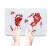 Generico Helpful Halloween Bathroom Rug: It is you to place this Hallowe | Helpful Halloween Bathroom Rug: It is perfect for you to place this Halloween Blood Bath Mat on bathtub floor to ensure