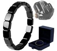 Generico Hematite Bracelet Men, Hemys Hematite Bracelet for Men, 2026 Upgrade, Be Focused, Strong, Restore Confidence & Edge, Gifts for Dad, Husband, Boyfriend (1pc)