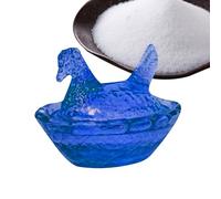 Generico Hen Shaped Salt Jar with Lid, Cute Kitchen Storage Cellar, Ceramic Container for Salt Sugar Pepper and Baking, Decorative Tabletop Jar for Dining Home and Cooking Use
