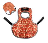 Generico Hens Chicken Aprons, Protective Saddle Outfits, Adjustable Strap Design, Quill Guard Mating Shield, Ideal for Poultry Farming, Coop Use, Backyard Habitat, Animal Care Supplies