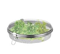 Generico Herb Drying Rack, Fish Net for Drying Food - Hanging Stainless Steel Net with Divider for Dryi.ng Meat, Vegetables, Dried Fruit, Balcony, Garden, Kitchen, Outdoor