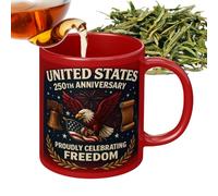 Generico Heritage Coffee Mug - Commemorative 1776 2026 Ceramic Cup for Patriotic Celebration | Bold Printed with Beverage Holder, History Lovers, Friends Parents for Grandparents Gift