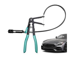 Generico Herramienta Para Abrazaderas De Manguera | Alcance Largo Flexible para Automóvil | Alicates de Abrazadera de Resorte - Reparación del de Refrigeración Sustitución para Coche