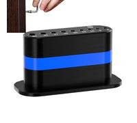 Generico Hex Wrench Holder, L-Shaped Wrench Rack, Quick-Release Precision Design, Organizer Shelf for Tool Cart, Desktop, Garage, Plumber, Carpenter, Technician, Black Blue