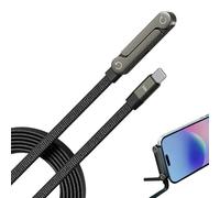 Genérico Hidden Cable Holder Clips - 2 in 1 Cellphone Accessories, Super Fast Charge Cable | Sleek Design For Home Office Travel Hotel Adults Tech Enthusiasts Computer Desk Nightstand Car Workshop