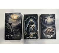 Generico Hidden Village Tarot, Mazzo di Carte dei Tarocchi con Illustrazioni Mistiche in Stile Gotico, Edizione da Collezione