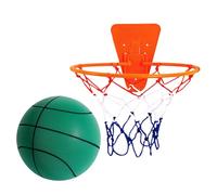 Generico High Bounce Basketball, Noiseless Training Ball, Quiet Indoor Ball with Sturdy, Dribbling Practice Tool, Basketball Accessory with Soft Design, Training Balls for Children and Adults