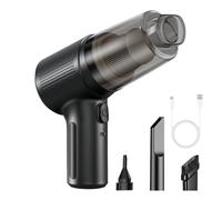 Generico High Power Vacuum, Wireless Handheld Tool, Portable Strong Suction Cleaner Device, for Car Interior Home Office Small Spaces Dust Dirt Cleaning Travel Use Kit Tool 1200 mAh