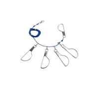 Generico High-Strength Quick Lock Clip | Stringer Fishing Rustproof | Trout Salmon Stringer Rope Ring Link For , Boat, Dock, Shore, Bank, Stream, Pond, Pier, Beach, River