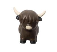 Generico Highland Cow Figurine, Resin Cow Decor, Farmhouse Table Accent