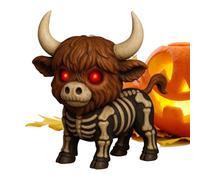 Generico Highland Cow Statue - High Land Cow | Highland Cowa Ornament | Rustic Farmhouse Cows Figurine | Scottish Cattle Sculpture | Bull Collectible Décor | Country Animal Home Decoration Gift