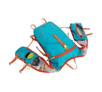 Generico Hiking Backpack, Versatile Reflective Support, Ergonomic 11x16 Inches Gear with Foldable Build, Lightweight Nylon Carrier, Outdoor Pack with Style, Cycling Bag for Men Women