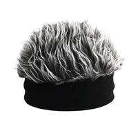 Generico hip hop tricotte - Realisti con parrucche pelose pelose pelose, cappello con parrucca | Cappello da uomo e donna del freddo per abbigliamento quotidiano