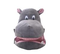 Genérico Hippo Costume - Cloth And PP Cotton, 11.81x13.78in Hippo Hat Soft And Breathable Design, Cute Animal Costume Accessory For Parties, Cosplay Events, Halloween, Photo Shoots, Fun Gatherings