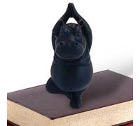 Generico Hippo Figurine, Yoga Hippo Collectible Decor, Room Decoration and Desk Accessory for Fireplace, Desktop, Bedroom, Table, Car, Dorm, Shop, Party Favors, and Living Spaces