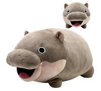Generico Hippo Stuffed Animal Plush Toy - Soft Plush Fabric Medium Size | Cuddly HippoPlush, Cute Animal Stuffed Toy, Soft PlushDoll, Nursery Room Decor | For Kids Gift