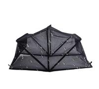 Generico Hochbeet-Abdeckung mit Gestell - Schutzhaube für Gemüse & Setzlinge | Wiederverwendbares Garten-Schutznetz (80x34x35cm) | Faltbare Allwetterplane für Gesundes Pflanzenwachstum