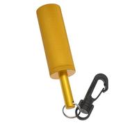 Generico Hochet Plongée Sous Marine - Shaker Alu 11cm, Signal Sonore Bruit Cloche Balle Acier, Accessoire sécurité Communication Kit, Clip Crochet Rapide Attache Gilet | pour Instructeur Guide