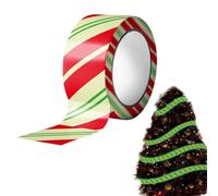 Generico Holiday Ribbon - Glow in the Dark Festive Strip, Holiday Safety Ribbon for Party Marking, Fun Easy Use Warning Tape Festive Accessories for Classroom Playground Path Garden Driveway 196.85in