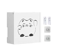Generico Hollow Wall Mounted Storage Box For Router,WiFi Router Holder, No Drilling RouterRack For Home, Apartment, Dormitory