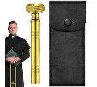 Generico Holy Water Container, Pocket-Size Liquid Dispenser, Compact Religious Sprinkler Tool, Refillable Storage Pot with Carry Bag, Ideal for Blessing Ritual, Travel, Ceremony, Prayer Use