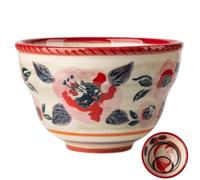 Generico Home Ceramic Tableware Set - Vintage Ceramic Rice Bowl | Orange-Scented Design 5-Inch Rice Bowl | Elegant Hand-Painted Soup And Cereal Boŵl, Porcelain Dinnerware