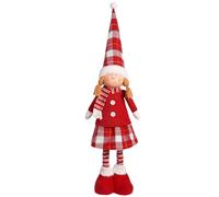 Generico Home Decor Standing Doll, Plush Figurine Christmas Decorations, Fireplace Decor, Living Room Holiday Accents, Decorative Plush Dolls, Festive Home Accents, Cute Christmas Figurines