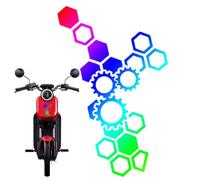 Generico Honeycomb Stickers for Car Hexagon Automotive Side Graphics Decals