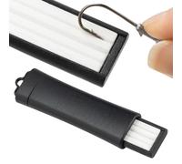 Generico Hook Sharpener - Ceramic Hook File Retractable Grinding Tool | Portable Polishing Stone Precision Sharpening Design Sturdy Construction for Fishing Angler, Bass or Outdoor Gear, 8.5/3.35in