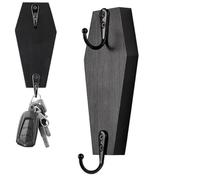 Genérico Hook Wall Hook - Gotici Gotici Decorativi, In Legno | Accessorio Paura Della Decorazione Della Parete, Macabri Per Chiavi, Tazze E Abbigliamento, Atmosfera Di Halloween Dr.