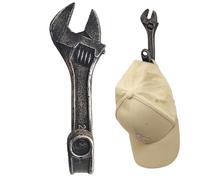 Genérico Hooks da parete | 16,3 x 5,2 x 6,3 cm Vintage Wrench Shape Hook, Conveniente to Install Multifunctional Wall Mounted Wrench Coat Hooks, Long lasting Heavy Duty Retro Storage Hook Rack