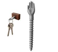 Generico Hooks For Keys - 3D Printed Palm Shape Wall Organizer | Key Hanger Hook For Towels, Coat, Purse, Bag, Hat, Jewelry, Bathroom, Office, Home, Apartment