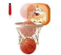 Genérico Hoop Mini - Porta da basket per interni, piccola rete per la camera dei bambini, da ufficio, cerchio sportivo montato a parete, di tiro educativo per adolescenti