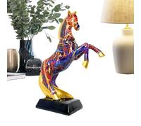 Generico Horse Figurine - 6.69x2.56x9.06 Inches Standing Horse Statue, Graffiti Animal Sculpture, Aesthetic Graffiti Animal Art Figurine | For Living Room Table Shelf Lockers Bookshelves Doorways