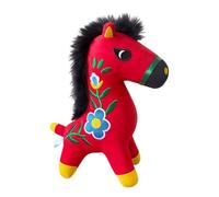 Generico Horse Mascot Plush - Lucky Horse Plush Toy | 23cm Comfortable Traditional Cute Doll, Cute Horses Stuffed Animal, Horses Plushs For Family Colleagues Birthday Festival Home Travel New Year