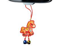 Generico Horse Ornament - Imitation Embroidery Charm, Home Decor Element Living Areas, Office Staircase Wall Display | Garden Backyard Decoration Gift Hanging Accessory Event Planner Wallet Backpack