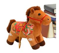 Generico Horse Plush - 2026 New Year Mascot Cute Doll | 20x5x20cm Chinese New Year Horse Plush Toy Pendant - Shape-Retaining For Spring Festival Holiday Home Office Tabletop Living Room Bedroom Sofa