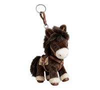 Generico Horse Plush | 7.09 inches Horse Plushs Keychain | Bag Charm and Keychain | Cute Animals Key Ring, Year of the Horses Key Chain, Ideal for Backpack Purse, Valentine’s Birthday Decoration