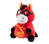Generico Horse Plush Toy - New Year Blessing Mascot Decorations, 2026 Horse Plush Figure, Soft Festival Ornament for Car, Work, Bedroom, Living Room, Sofa, Couch, Bed, 13.78inches