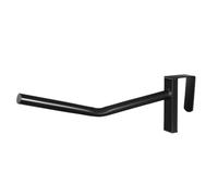 Generico Horse Saddle Rack, Wall Mount Saddle Holder, Iron Frame Support, Lightweight Space Saving Design, Stable Storage for Tack Room Ranch Barn, 19.25x5.91x1.57 Inches Black 1 Piece