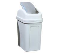 Generico Household Kitchen Bins - Home Waste Bin | Compact Trash Bin with Swing Lid, Sturdy Garbage Container, Home Accessory Kitchen Wastebasket, Trash Baskets for Waste Disposal
